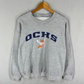 Vintage OHCS Spellout Big Logo Printed Sweatshirt Crewneck Pullover Sweater Baggie Colour Grey Size NA Sweatshirt – Warm & Stylish · Must-Have Style