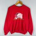 Vintage Hanes Tag Cat Ive Been Good Big Logo Printed Sweatshirt Crewneck Pullover Baggie Sweater Cat Christmas Colour Red Size X large Sweatshirt – Easygoing Wear · Trending Graphic Apparel