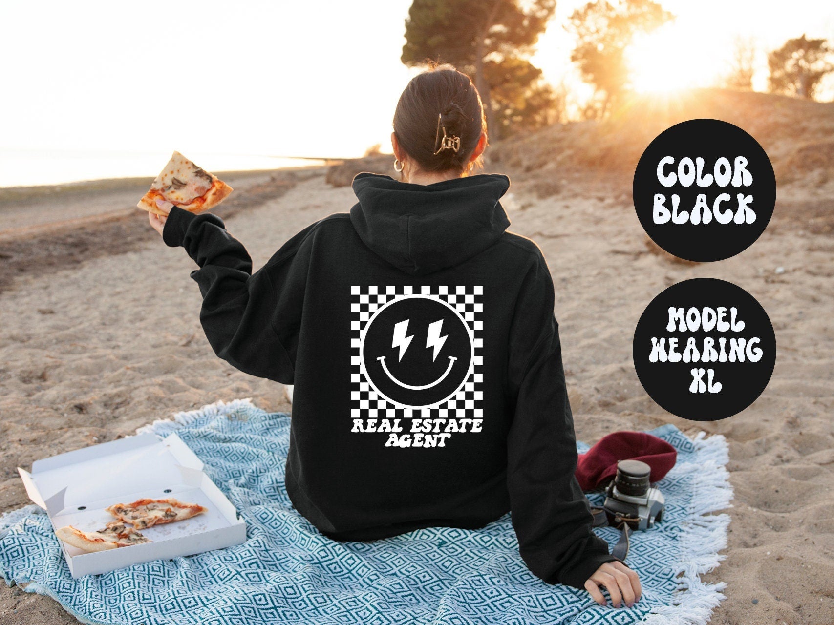 Real Estate Agent BACK PRINT Hoodie Gifts Funny Jumper Hooded Sweatshirt Him Her Unisex Sweater Shirt Hoodie – Everyday Comfort · Perfect For Daily Wear