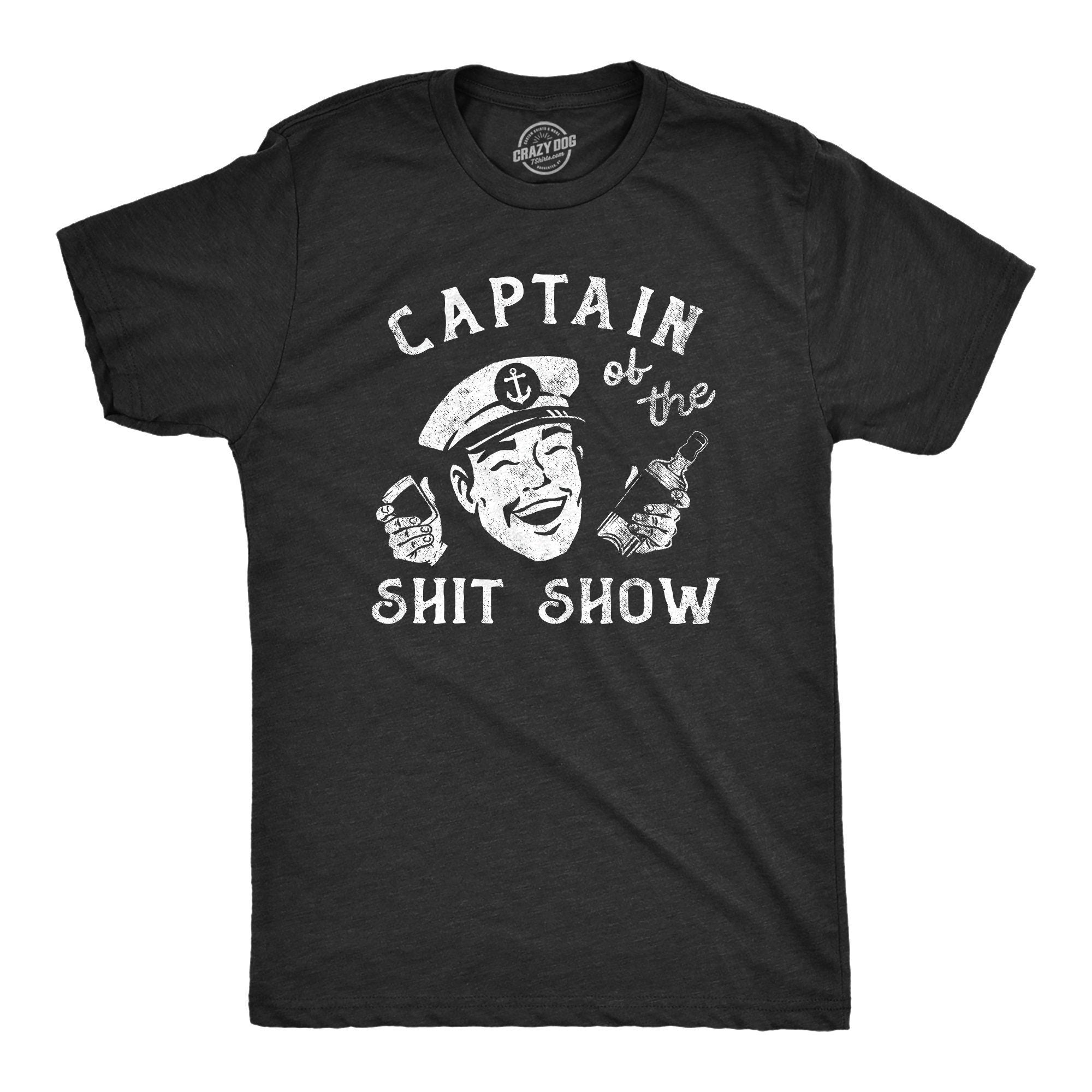 Dad Shirts With Sayings Dad Shirt Funny Cool Mens Shirt Funny Dad Shirt Dad Gift RCaptain Of The Shit Show Father39s Day Shirts Graphic Tee – Premium Graphic · Perfect For Daily Wear