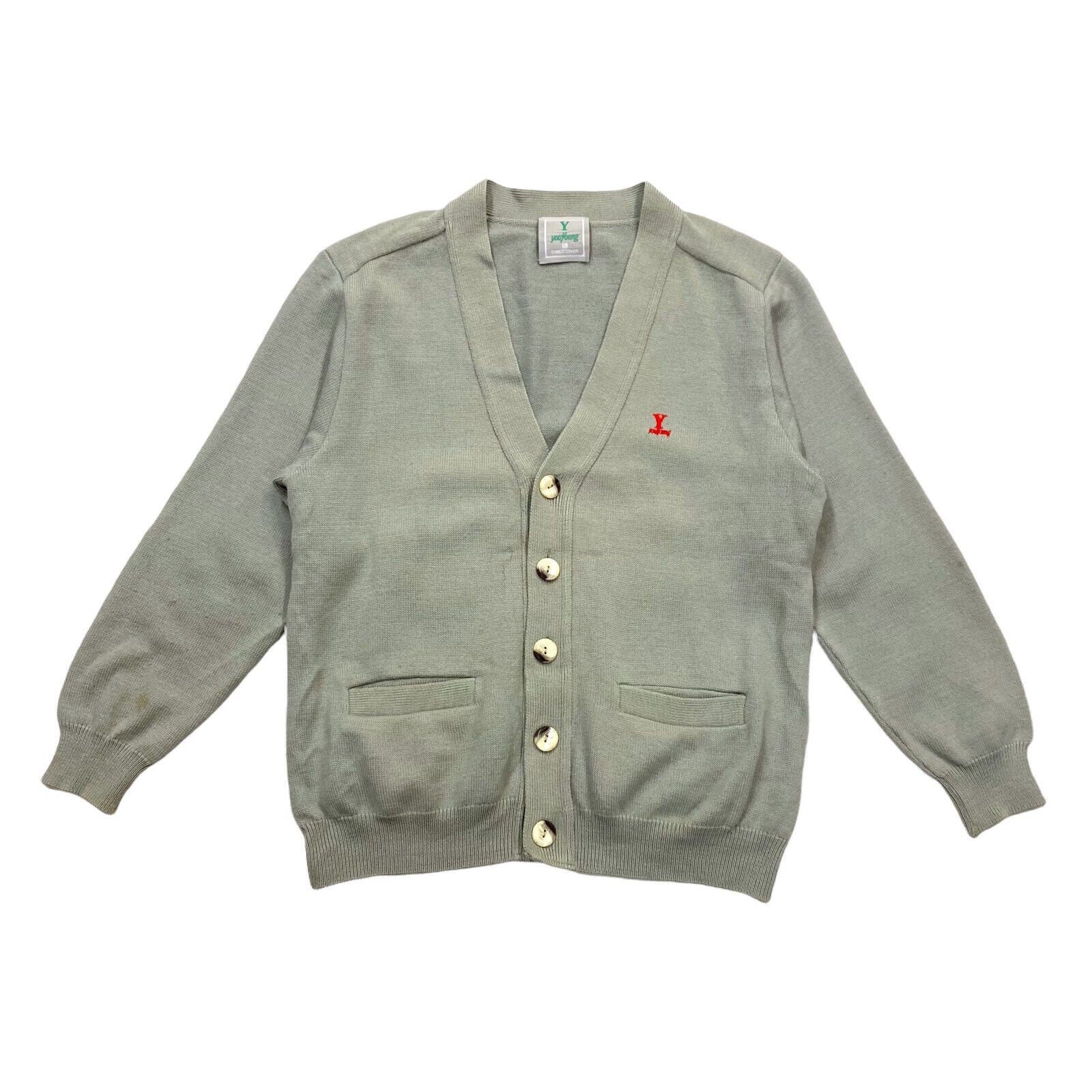 You Young Enrico Coveri Cardigan Sweater Vintage Designer Green Knitwear VTG Graphic Tee – Everyday Comfort · Perfect For Daily Wear
