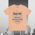 Rules of Gibbs 9 Never go anywhere without a Knife Unisex Jersey Short Sleeve Tee Jersey – Bold Style · High-Quality Print