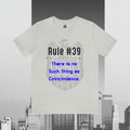Rules of Gibbs 39 There is no such thing as a Coincidence Unisex Jersey Short Sleeve Tee Jersey – Fan Favorite · High-Quality Print
