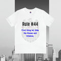 Rules of Gibbs 44 First thing 1st Hide the Women and Children Unisex Jersey Short Sleeve Tee Jersey – Warm & Stylish · Trending Graphic Apparel