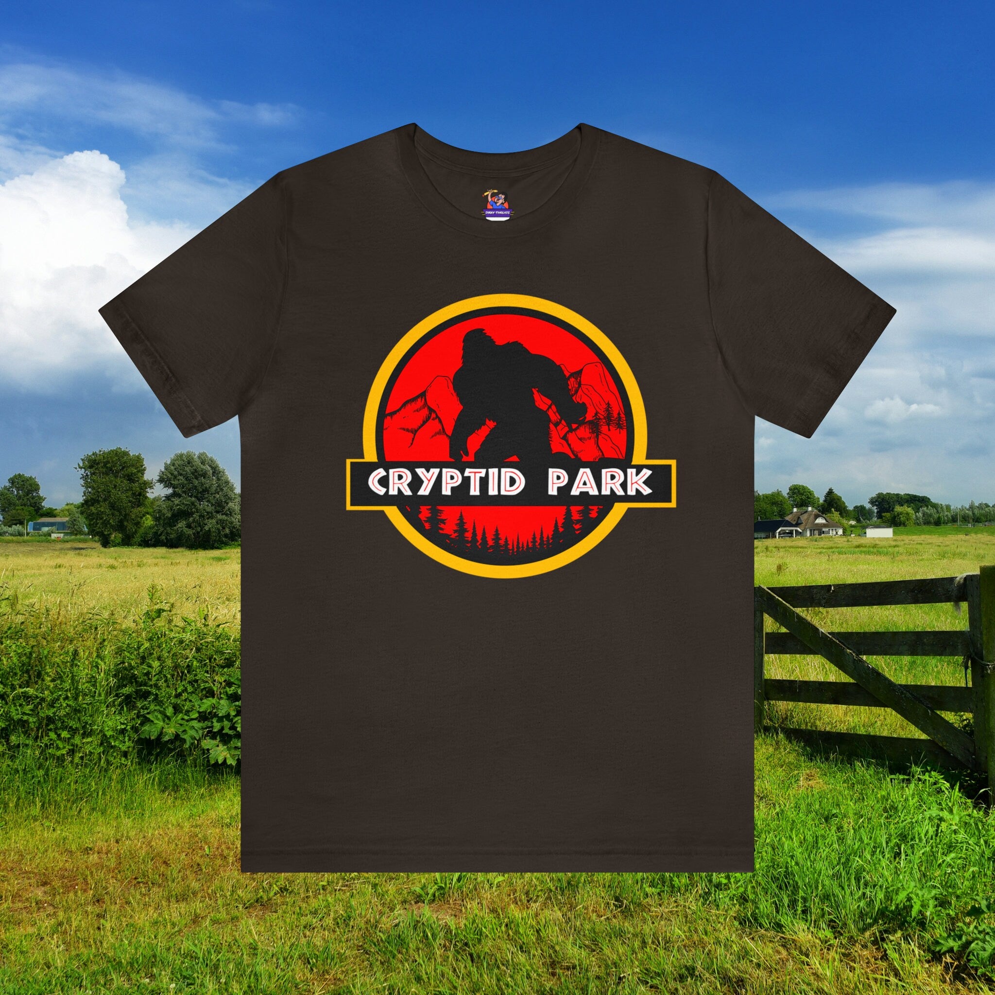 Cryptid Park Series Presents Bigfoot Unisex Jersey Short Sleeve Tee Jersey – Bold Style · High-Quality Print