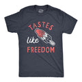 Tastes Like Freedom Rocket Popsicle Popsicle 4th of July Summer BBQ Shirt Fathers Day Gift Inappropriate Shirts Freedom Shirts Graphic Tee – Soft Feel · Great Gift For Fans