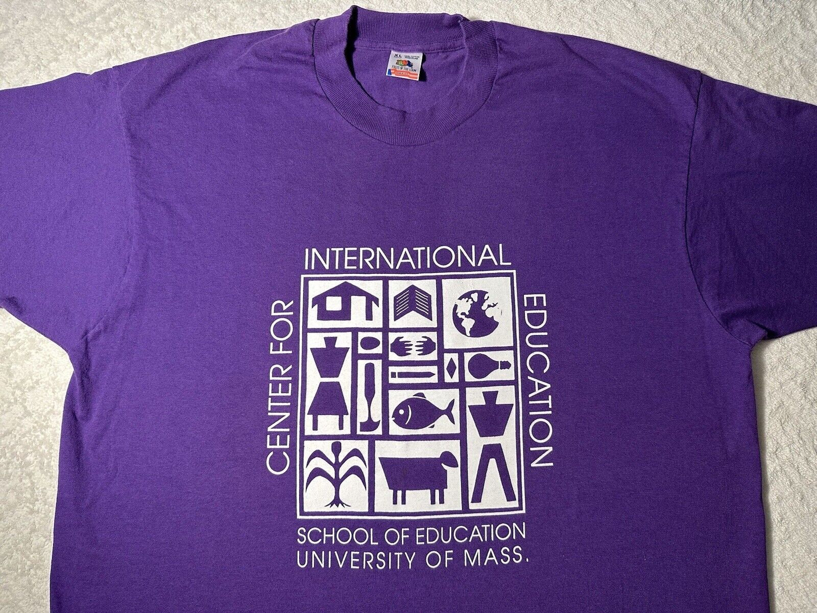 Vintage 1990s International Education University Massachusetts T Shirt XL NEW Graphic Tee – Warm & Stylish · Top Pick For Any Outfit