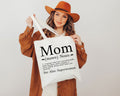 Mom Definition Tote Bag Gift For Mother39s Day Gift For Mom Mom Birthday GiftMom Life BagBest Mom Ever BagShopping BagBaby Shower Gift Tote Bag – Bold Style · Perfect For Daily Wear