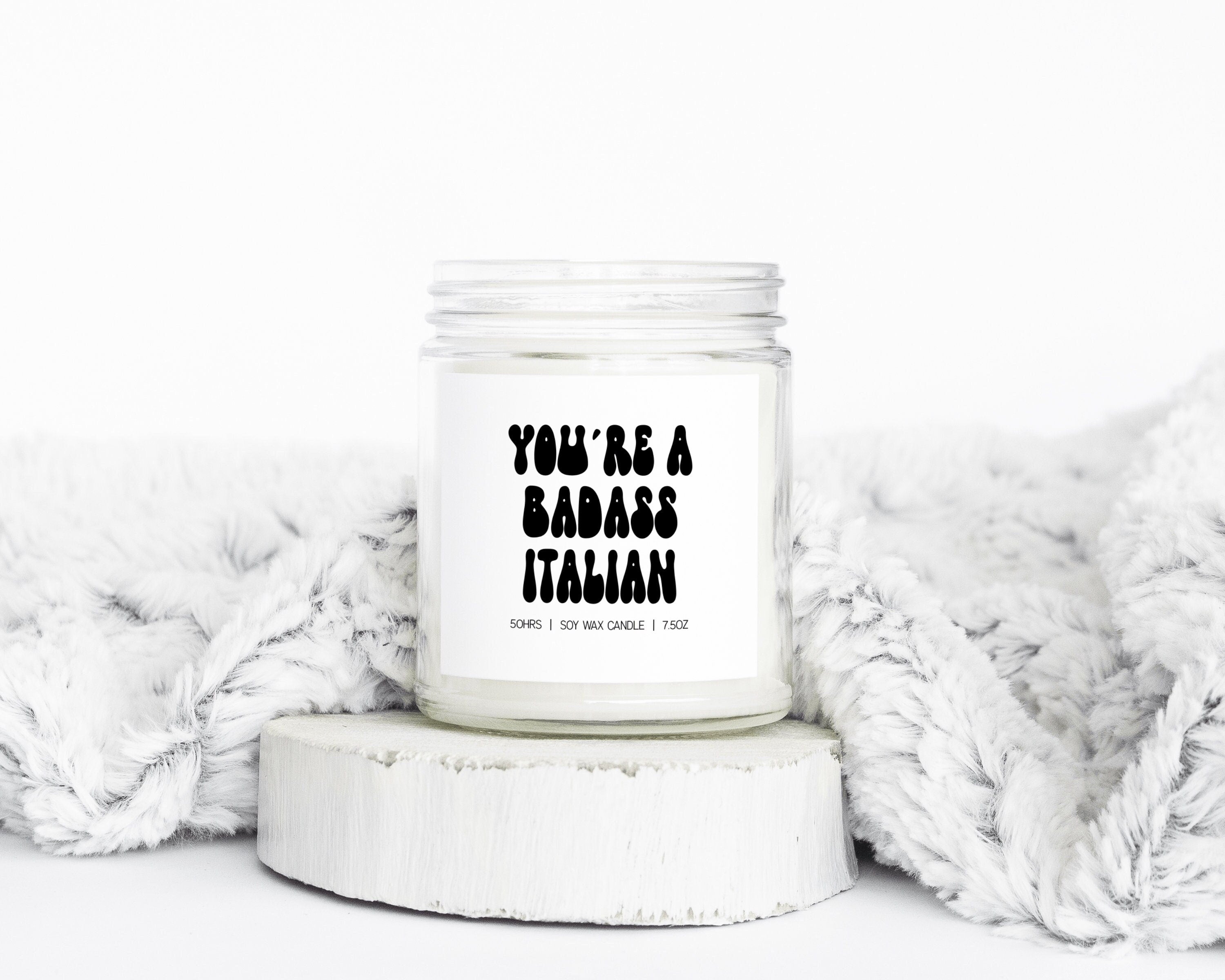 Italian Italy Gifts Funny Candle Housewarming Soy Wax Scented Decor Graphic Tee – Feel-Good Design · Must-Have Style