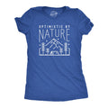 Optimistic By Nature Funny Nature Shirt Great Outdoors Wilderness Shirt Mountains Shirt Bear Shirts Camping Shirts Camper Gifts Graphic Tee – Feel-Good Design · Must-Have Style