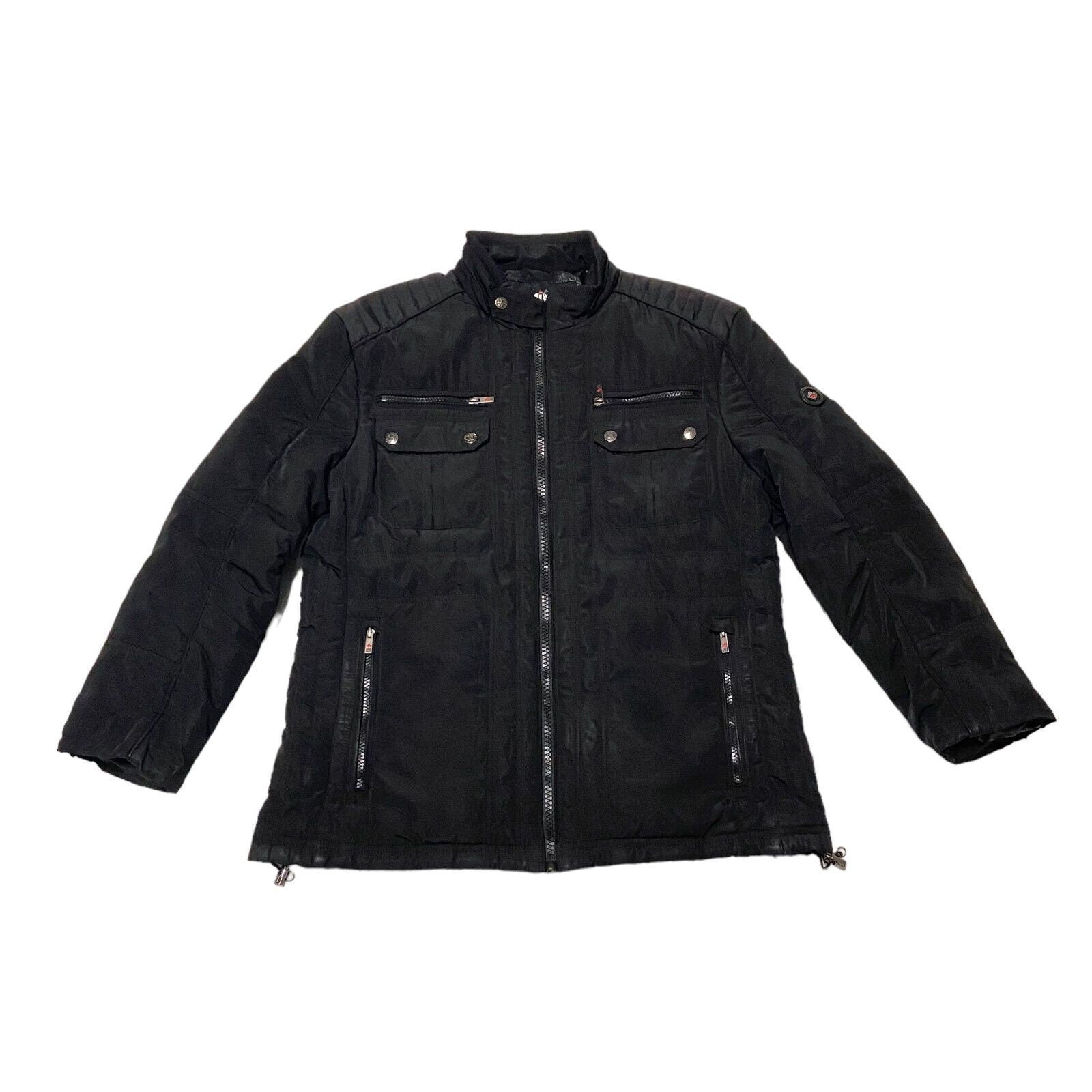 Marville Padded Yachting Sailing Jacket Vintage High End Designer XL Black Graphic Tee – Cozy Vibes · Must-Have Style