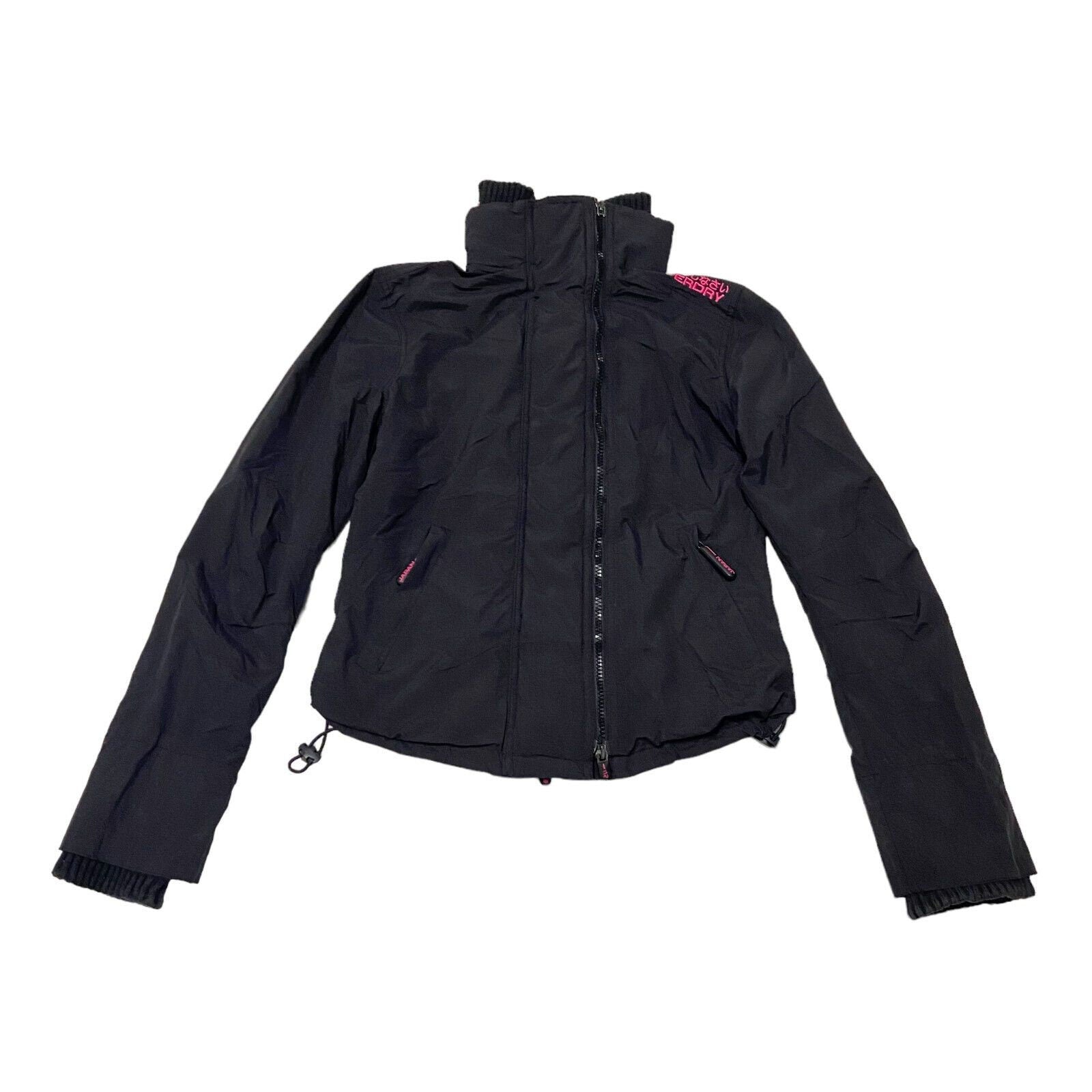 Superdry Women39s Nylon Rain Jacket Vintage Designer Small Black Coat VTG Graphic Tee – Soft Feel · Great Gift For Fans