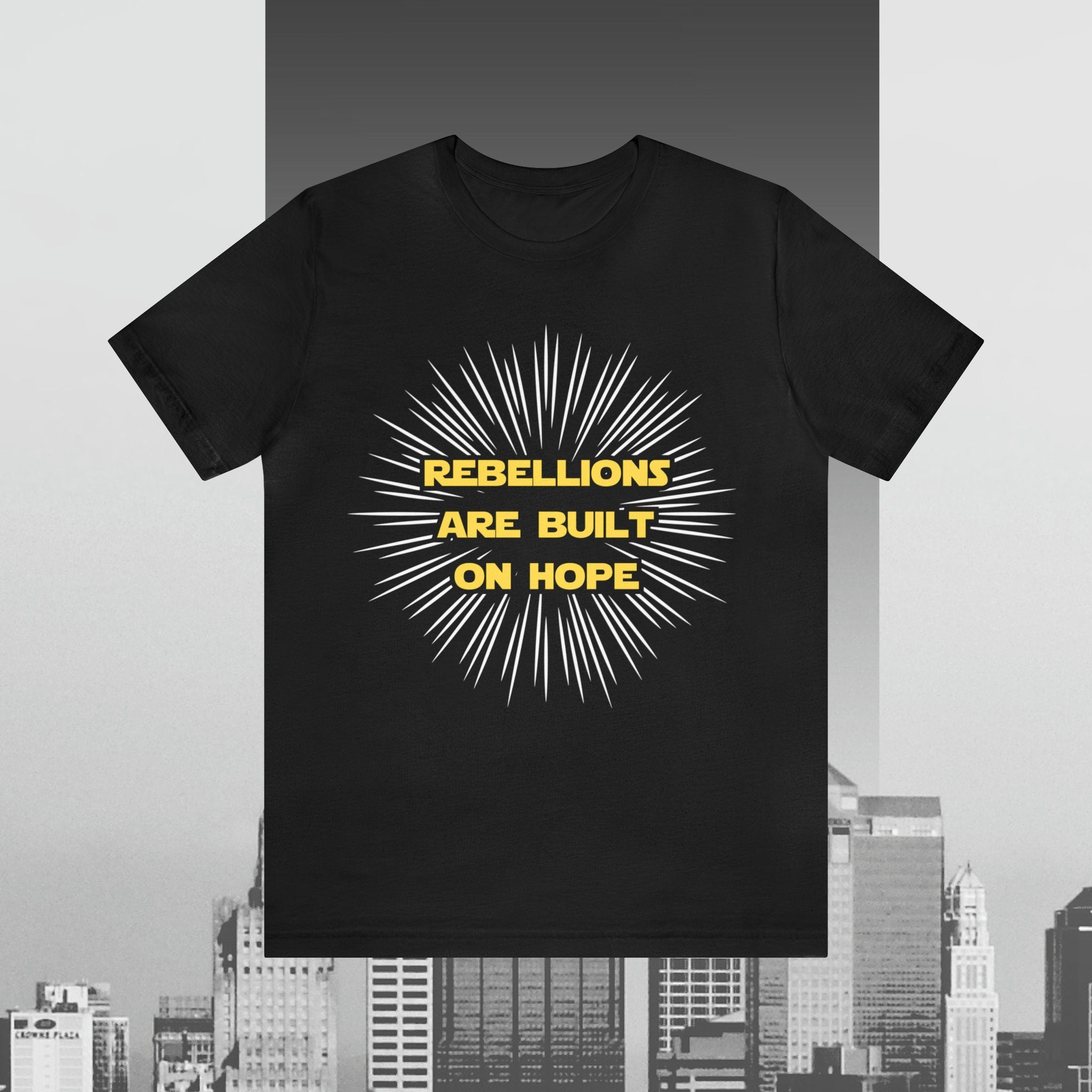 Rebellions are Built on Hope Unisex Jersey Short Sleeve Tee Jersey – Warm & Stylish · High-Quality Print