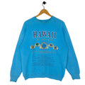 90s The Aloha State Of Hawaii Raglan Sweatshirt Vintage Fruit of the Loom Sweater Jumper Crewneck Blue Ladies XL Sweatshirt – Soft Feel · Trending Graphic Apparel