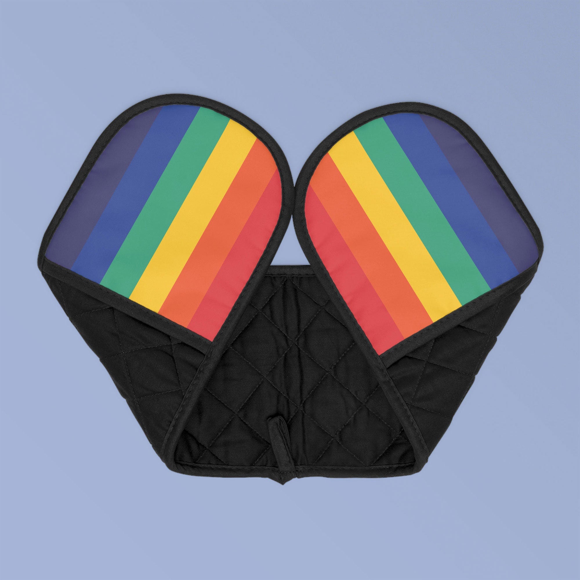 Rainbow Oven Mitts Pot Holder LGBTQ Oven Mitts Gay Lesbian Bi Pride Flag Oven Gloves Housewarming Gift Cooking Aid Accessory Graphic Tee – Soft Feel · Perfect For Daily Wear