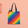 Rainbow Tote Bag All Over Print Tote Bag LGBTQ Pride Shoulder Bag Pride Shopping Bag Gay Pride Tote Bag For Groceries Reusable Bag Tote Bag – Aesthetic Look · Top Pick For Any Outfit