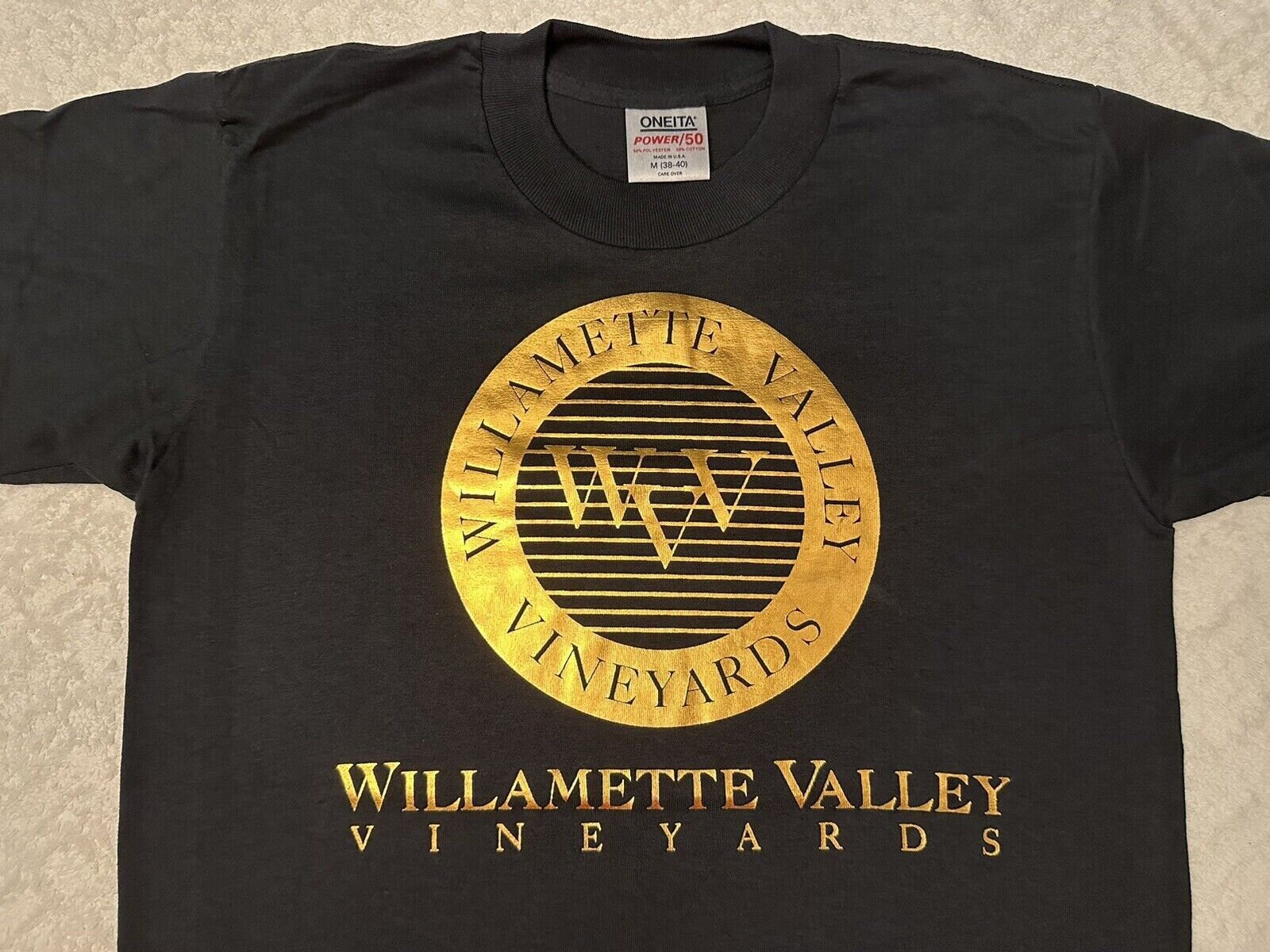 Vintage 1990s 90s Willamette Valley Vineyards Wine Winery Promo T shirt M NEW Graphic Tee – Fan Favorite · Perfect For Daily Wear