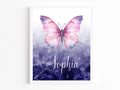 Editable Butterfly Wall Art Digital Download Art Print Girl Room Decor for Teens Girl Tween Prints Dark Purple Wall Art Pink Butterfly Graphic Tee – Warm & Stylish · Top Pick For Any Outfit
