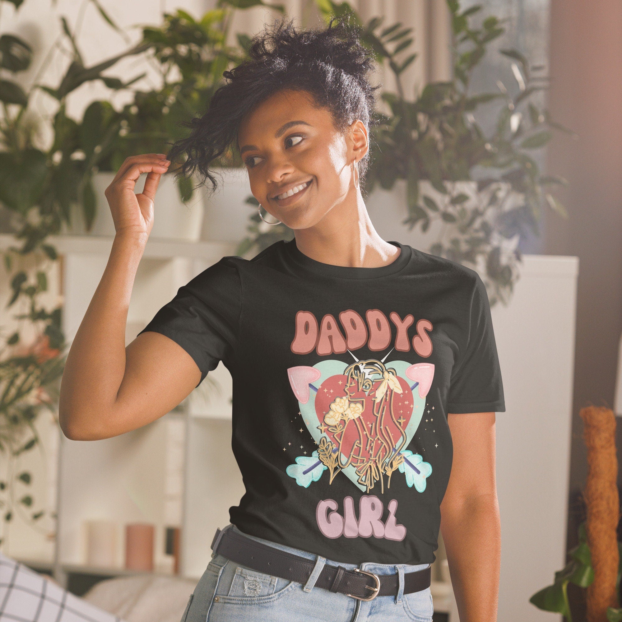 Daddy39s Girl Short Sleeve Unisex T Shirt Graphic Tee – Fan Favorite · Trending Graphic Apparel