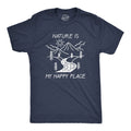 Nature Is My Happy Place Nature Shirts Tree Shirts Trees Great Outdoors Shirt Mountains Shirt Mens Wilderness Camping Shirts Graphic Tee – Easygoing Wear · Must-Have Style