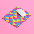 Pansexual Triangles Mouse Pad Rectangle Mouse Pad Pansexual Pan Pride Mouse Pad Subtle Pansexual Flag Colors Home Office Gift Graphic Tee – Aesthetic Look · Must-Have Style