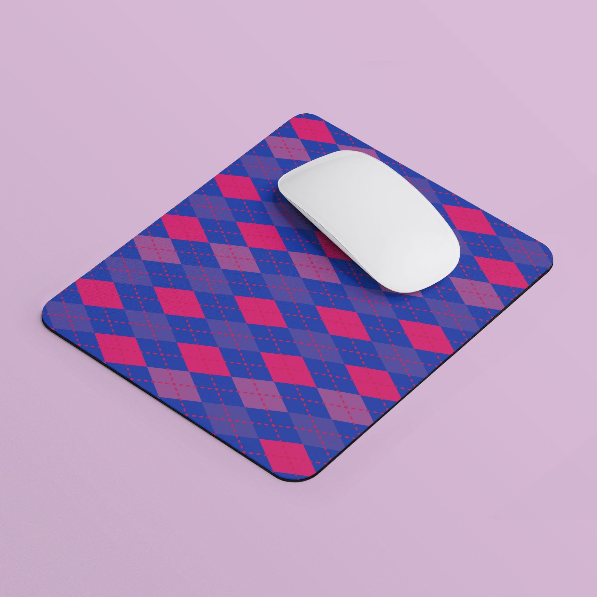 Subtle Bisexual Bi Pride Mouse Pad Bisexual Argyle Pattern Mouse Pad Rectangle Mouse Pad Bisexual Flag Colors Home Office Gift Graphic Tee – Bold Style · Top Pick For Any Outfit