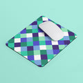 Gay Flag Checkered Mouse Pad Rectangle Mouse Pad Gay Pride Mouse Pad Subtle MLM Pride Flag Colors Home Office Gift Graphic Tee – Premium Graphic · Must-Have Style