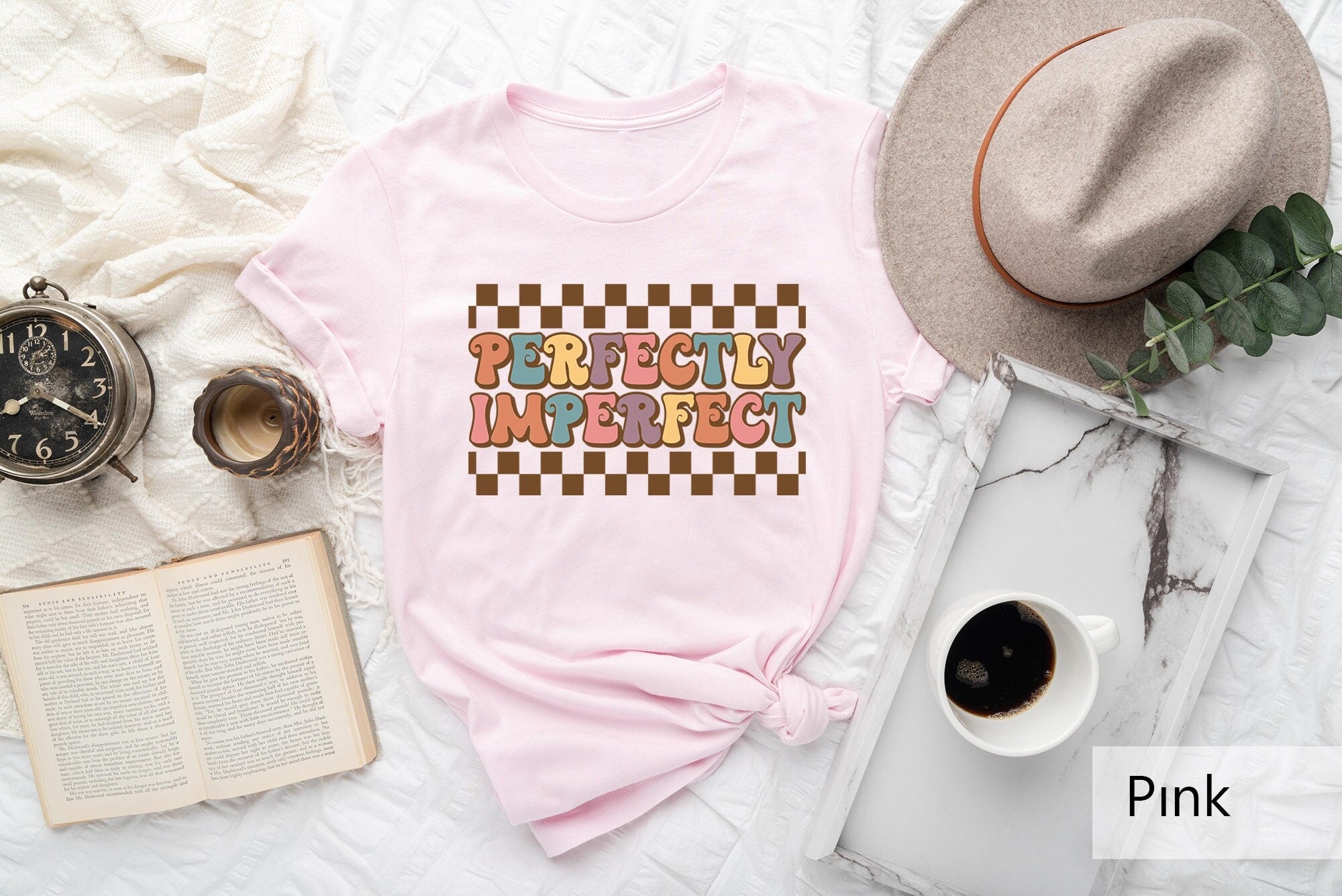 Perfectly Imperfect Shirt Retro Mental Health Shirt Retro Religious T Shirt You Are Enough Shirt Retro Christian ShirtLove Yourself Tee Graphic Tee – Fan Favorite · Perfect For Daily Wear