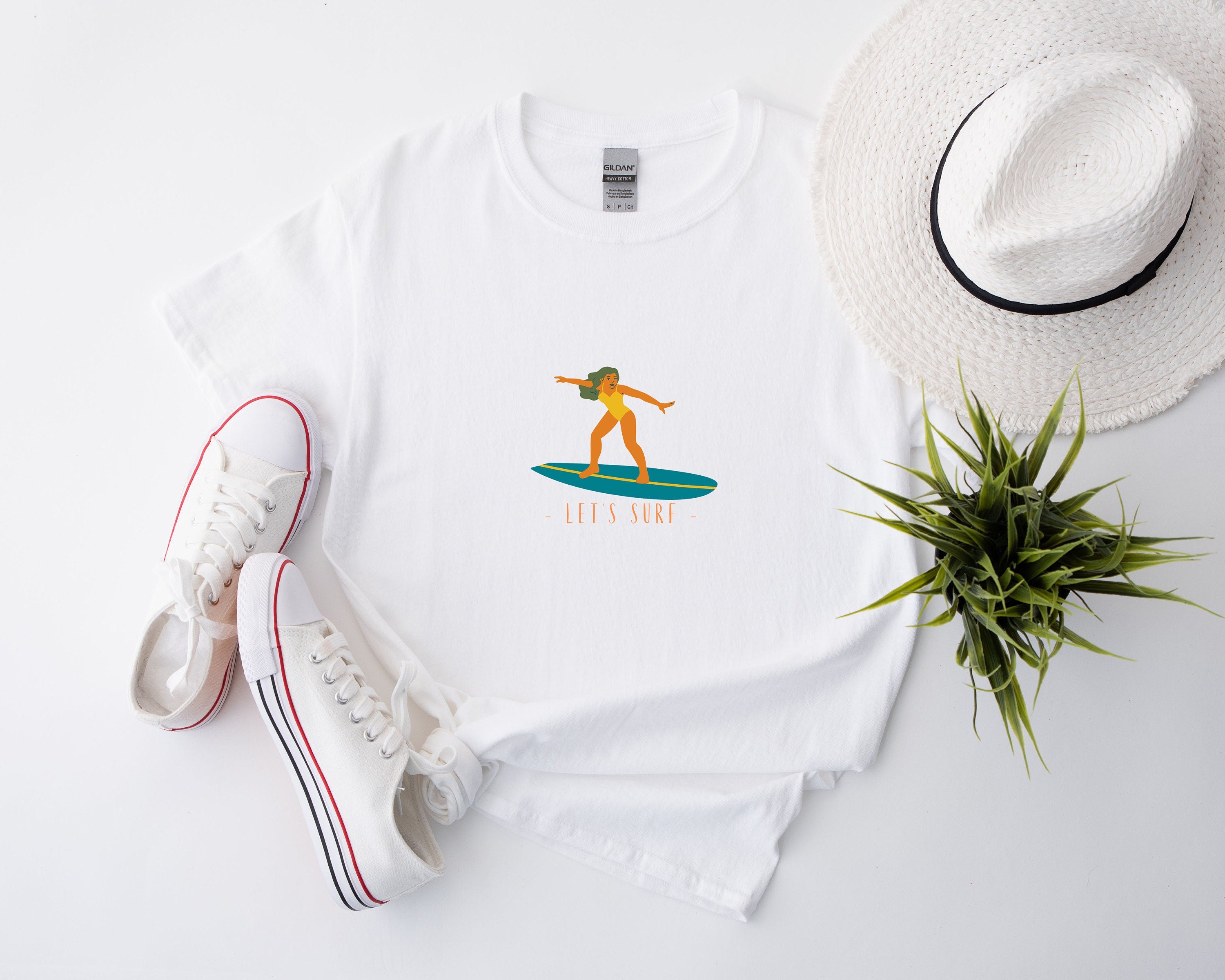 Surfing Shirt Perfect Gift for Surfers Travel Shirt Unisex Shirt Graphic Tee – Everyday Comfort · Great Gift For Fans