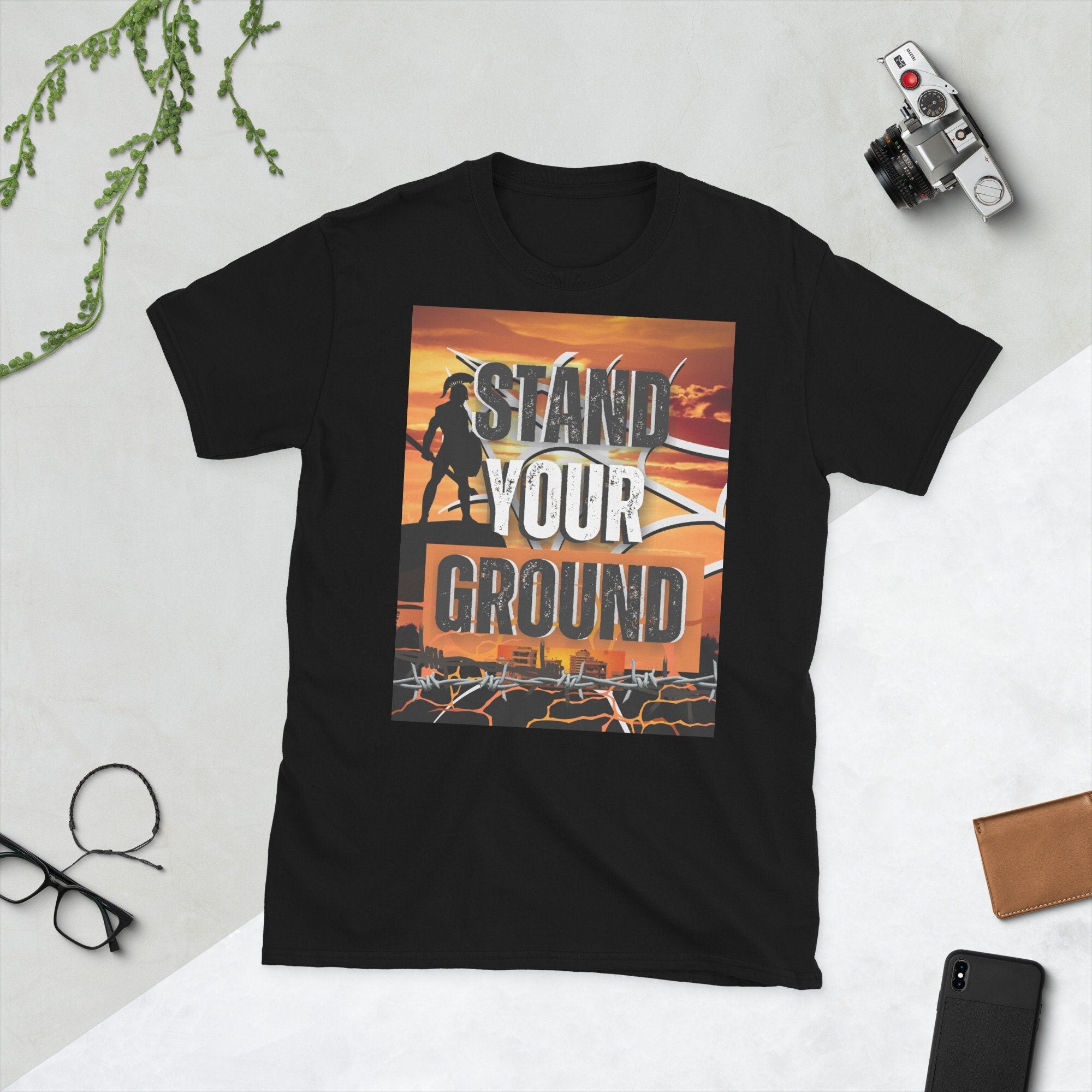 Stand Your Ground Short Sleeve Unisex T Shirt Graphic Tee – Everyday Comfort · Great Gift For Fans