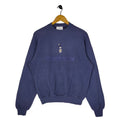 Vtg 90s Trussardi Raglan Sweatshirt Vintage Trussardi Embroidery Sweater Jumper Crewneck Navy Blue Sweatshirt – Aesthetic Look · Must-Have Style