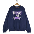 Vtg Titans Football Sweatshirt Vintage Titans Sweater Jumper Crewneck Navy Blue Oversized XXL Sweatshirt – Cozy Vibes · High-Quality Print