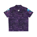 Men39s Hawaiian shirt Cyberpunk fashion AOP shirt with skull Neon circuit board style Futuristic luau attire Cybernetic skull apparel Graphic Tee – Everyday Comfort · Must-Have Style