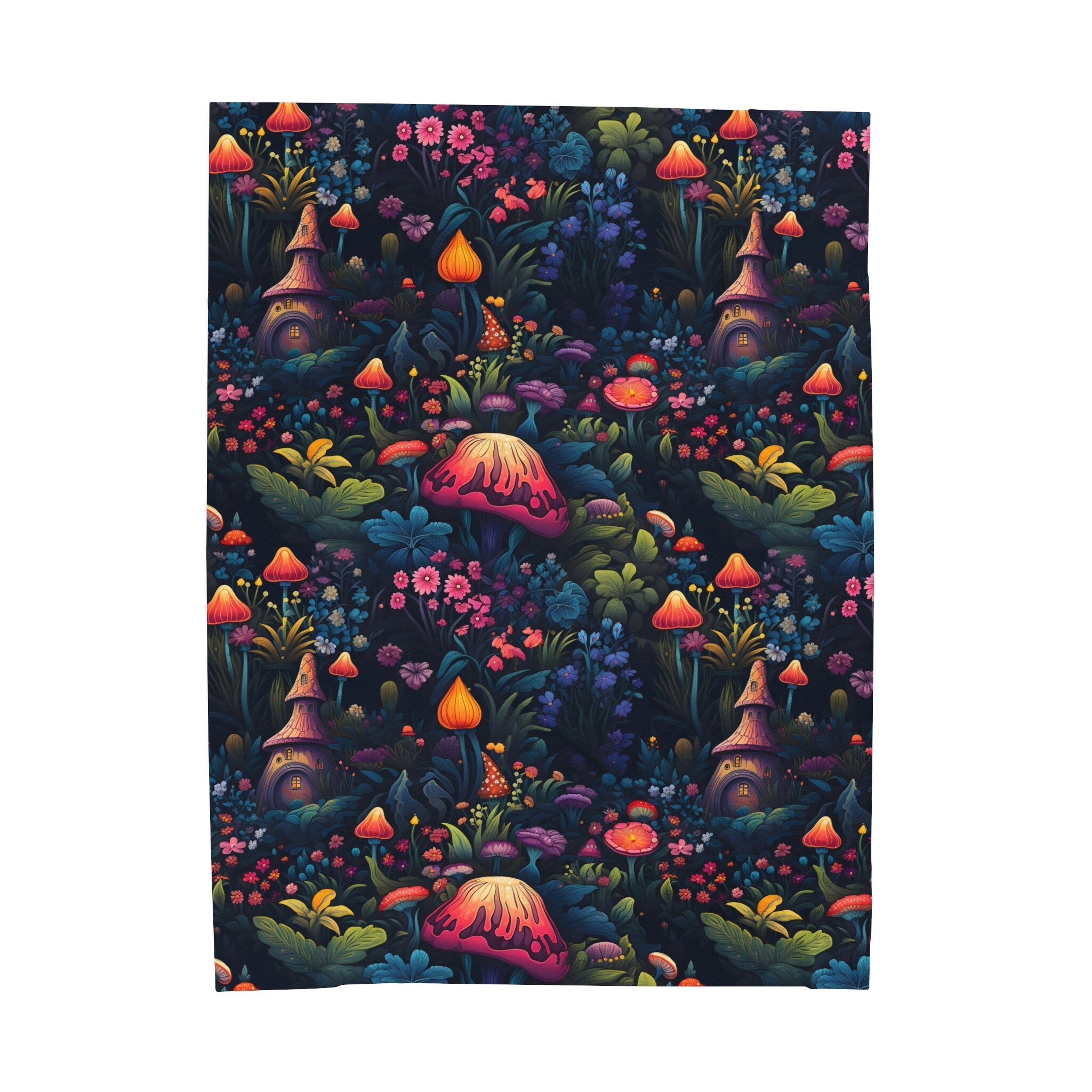 Fairy Tale Forest Velveteen Blanket Wrap Yourself in Enchantment Graphic Tee – Warm & Stylish · Great Gift For Fans