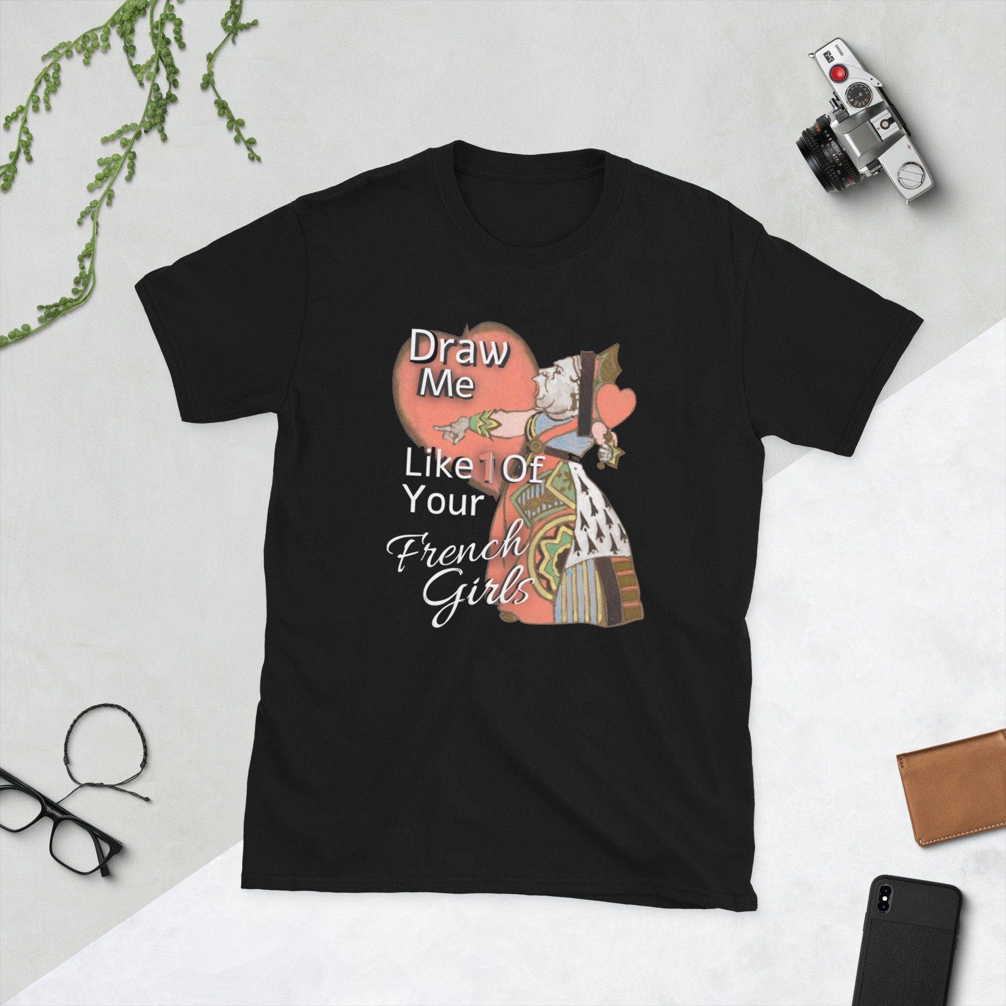 Draw Me Like One Of Your French Girls Short Sleeve Unisex T Shirt Graphic Tee – Cozy Vibes · Trending Graphic Apparel