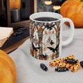 Butterfly Shadows A Haunting Halloween Ceramic Mug 11oz Gifts for him gifts for her Graphic Tee – Easygoing Wear · Perfect For Daily Wear