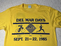 Vintage 1980s 80s Del Mar Days San Diego California 10K Run Event T Shirt S M Graphic Tee – Fan Favorite · High-Quality Print