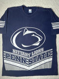 Vintage 1990s 90s Penn State University Nittany Lions All Over Print T Shirt XL Graphic Tee – Aesthetic Look · Top Pick For Any Outfit