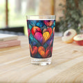 Love in Full Spectrum A Vibrant Rainbow Heart Stained Glass artwork on a 16oz Pint Glass Gift idea gifts for home decor housewarming gift Graphic Tee – Everyday Comfort · Trending Graphic Apparel