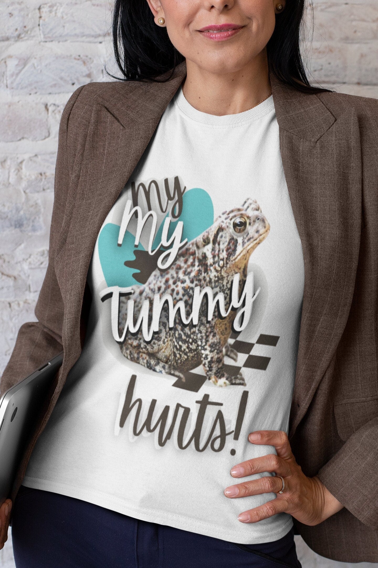My Tummy Hurts Bloated Toad Short Sleeve Unisex T Shirt Graphic Tee – Cozy Vibes · Great Gift For Fans
