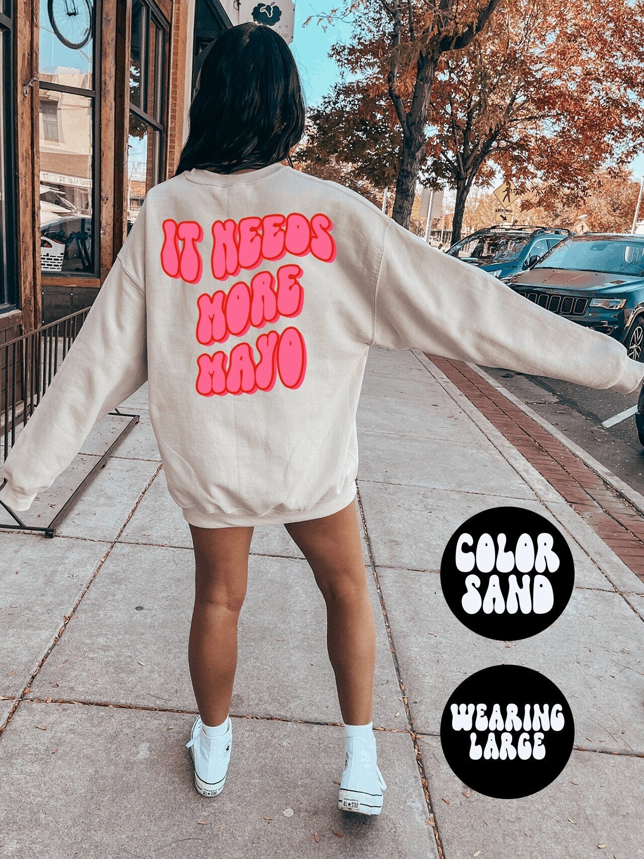 Mayo Lover Addict BACK PRINT Sweatshirt Gifts Funny Sweater Shirt Jumper Men Women Him Her Sweatshirt – Feel-Good Design · Must-Have Style