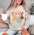 Retro Smiley Face Sweatshirt Smile Sweatshirt Sunflower Hoodie Positive Vibes Hoodie Hippie Sweater Wildflower HoodiePreppy Sweatshirt Hoodie – Fan Favorite · Great Gift For Fans