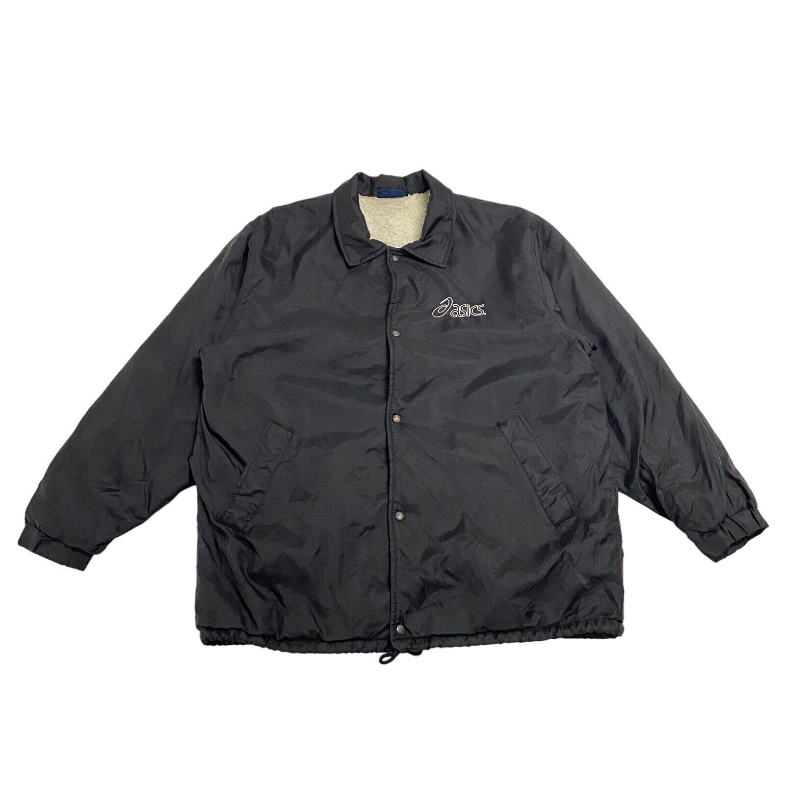 Asics Mid Length Pile Lined Nylon Coat Vintage Retro Sportswear Black VTG Graphic Tee – Easygoing Wear · Trending Graphic Apparel