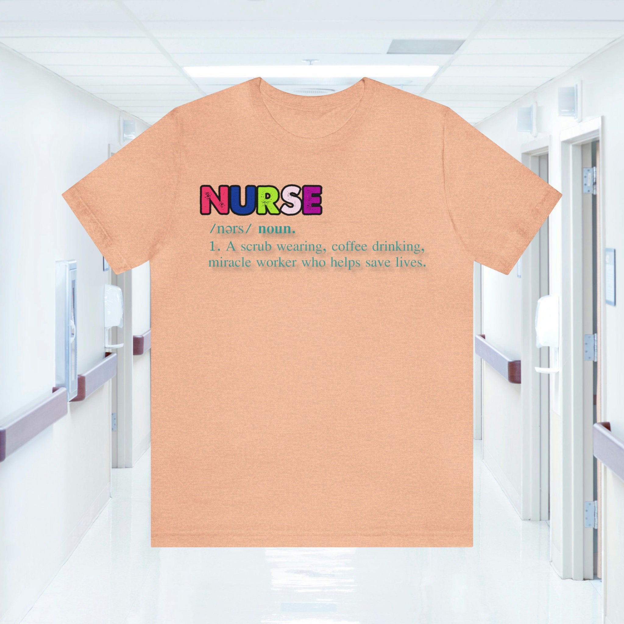 Definition of a Nurse Unisex Jersey Tee BellaCanvas 3001 Healthcare Gift Medical Students Soft Fabric Various Sizes Available Jersey – Premium Graphic · Great Gift For Fans