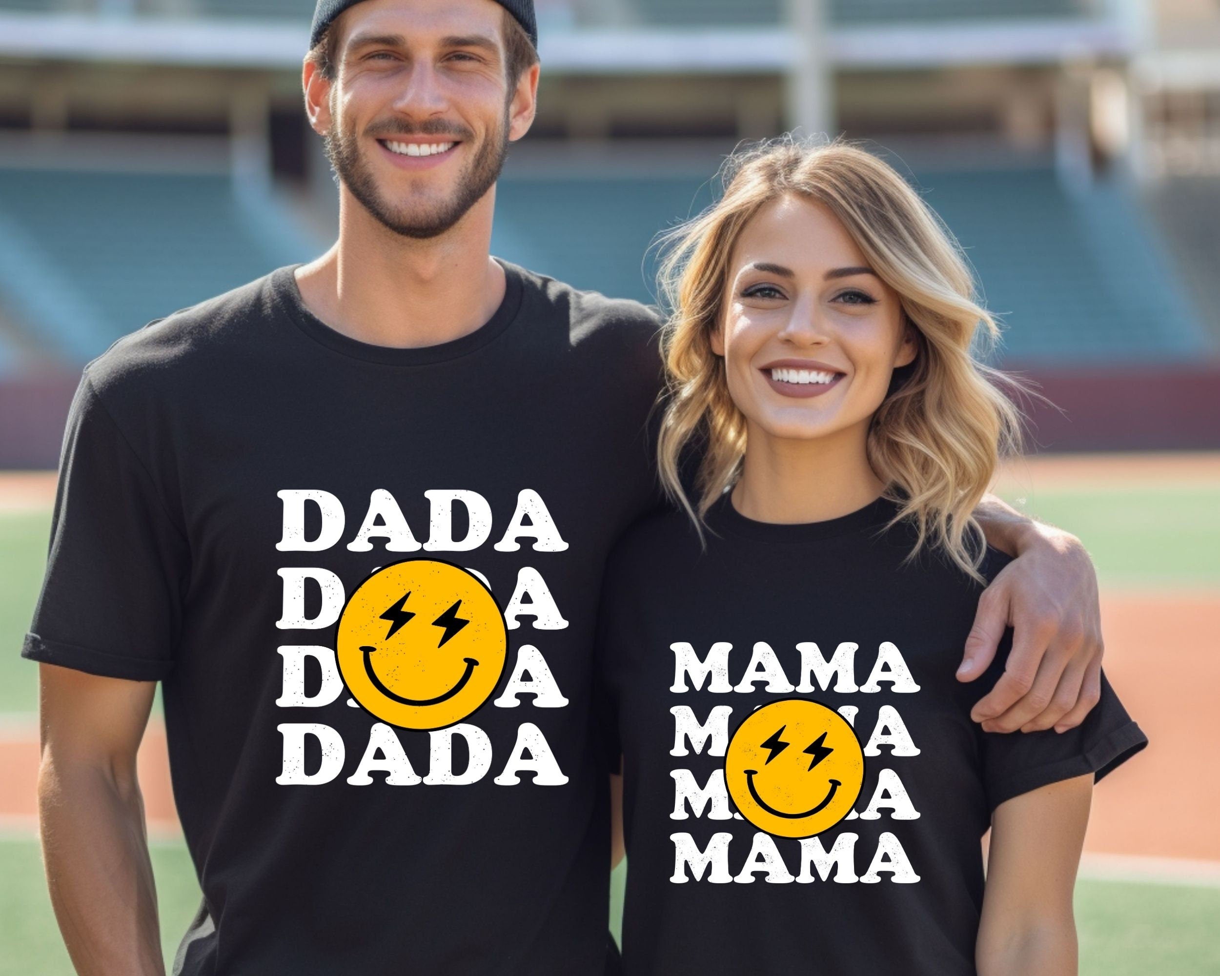 Matching Family Birthday Shirt Dada Shirt New Mama Shirt Mini Shirt Bolt Eyes Birthday Shirts Gifts for Birthday Gift For Family Shirt Graphic Tee – Easygoing Wear · Top Pick For Any Outfit
