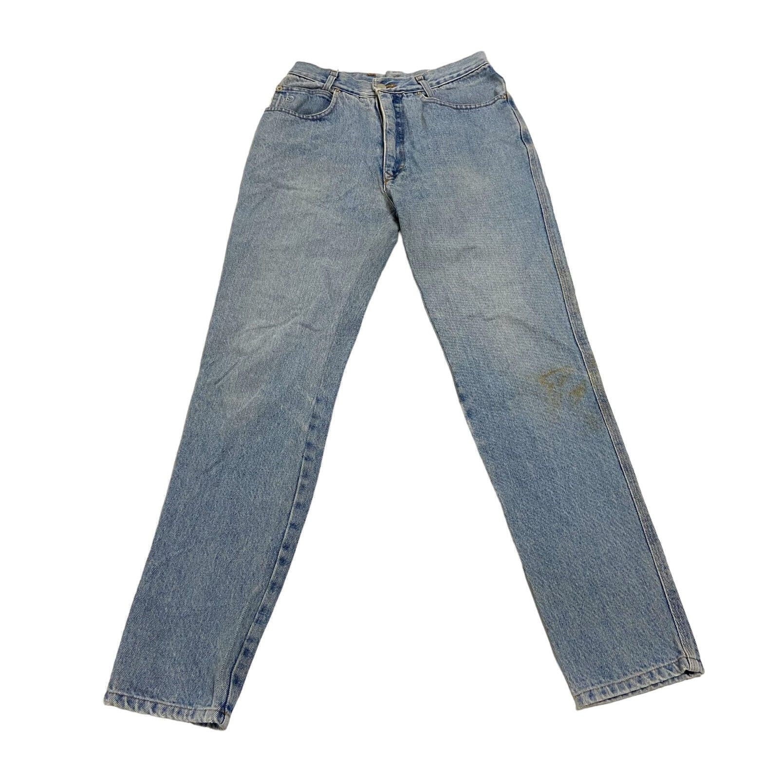 Roccobarocco Women39s High Rise Tapered Jeans Vintage Designer Blue Denim VTG Graphic Tee – Aesthetic Look · Great Gift For Fans