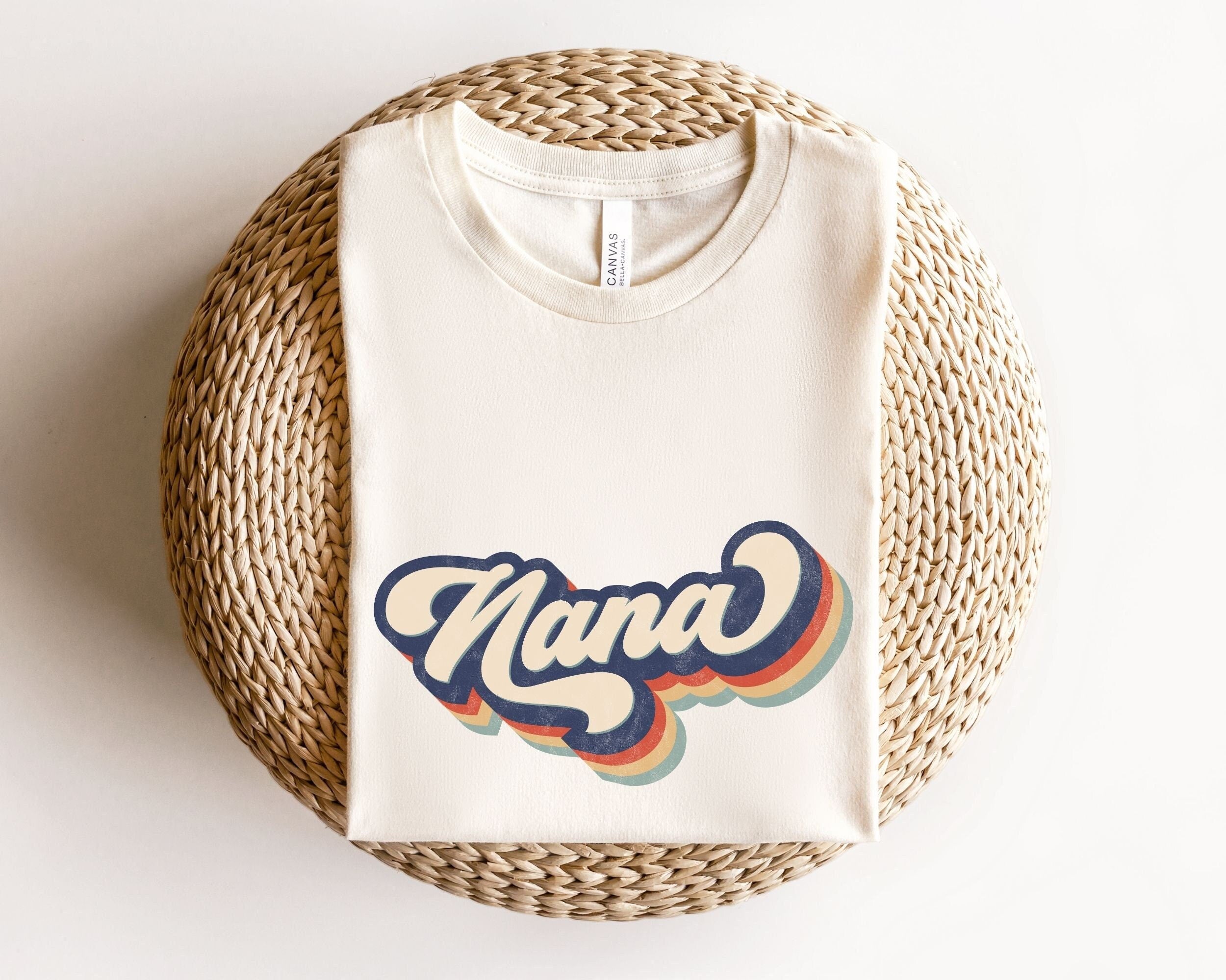 Grandma Shirt Gifts For Grandma Grandma Birthday Gift Retro Nana Shirt Grandma Gift Nana Shirt Mothers Day Gift New Grandma Gift Graphic Tee – Cozy Vibes · Trending Graphic Apparel