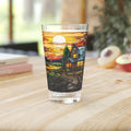 Rural Serenity a charming farmhouse near a cobblestone path 16oz Pint Glass Gift idea gifts for home decor housewarming gift Graphic Tee – Bold Style · Top Pick For Any Outfit