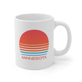 Minnesota Camp Mug Retro 80s Ceramic Minnesota Mug Personalization Available Graphic Tee – Easygoing Wear · Perfect For Daily Wear