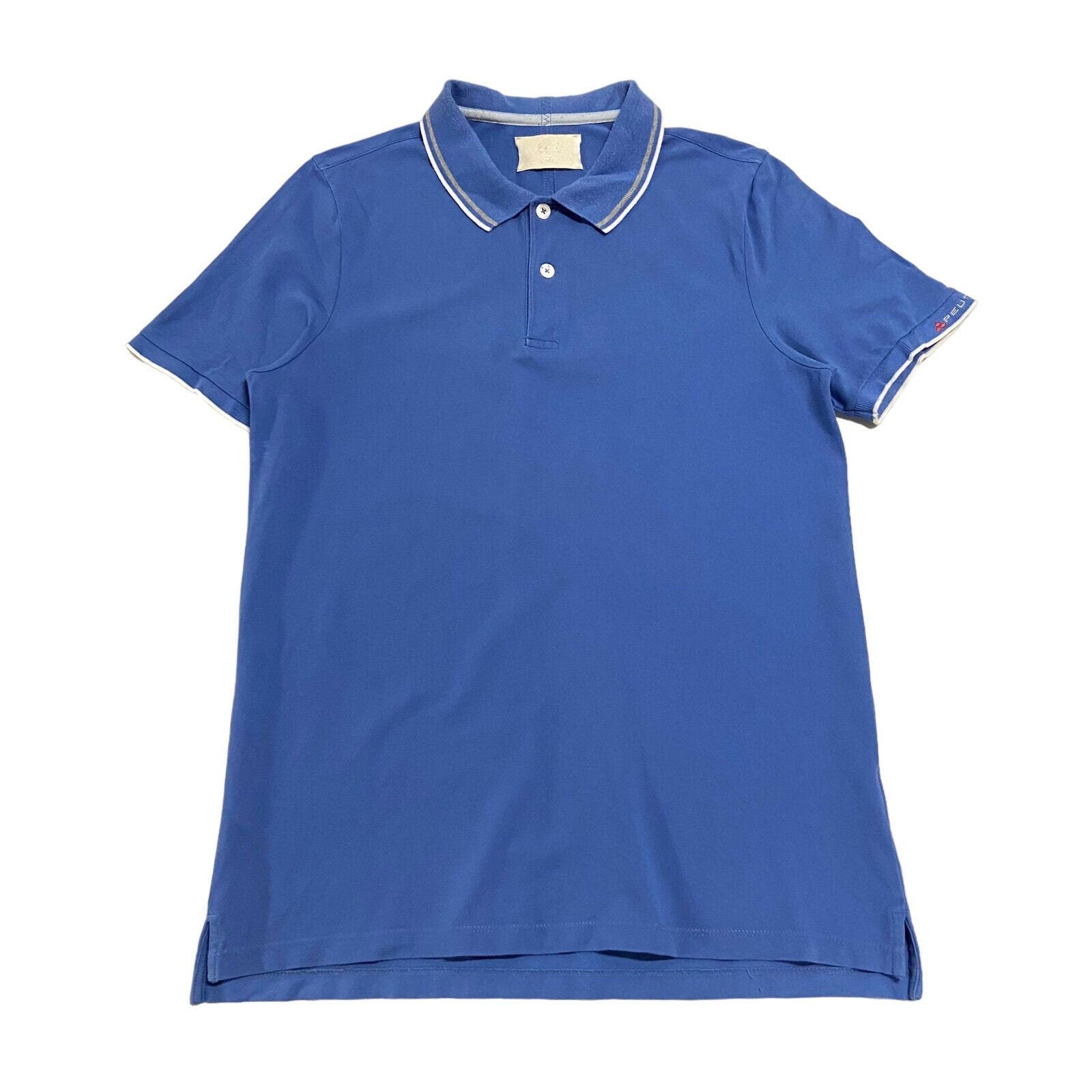 Peuterey Caledonian Knits Polo Shirt Vintage Luxury High End Designer Top Blue Graphic Tee – Fan Favorite · Must-Have Style